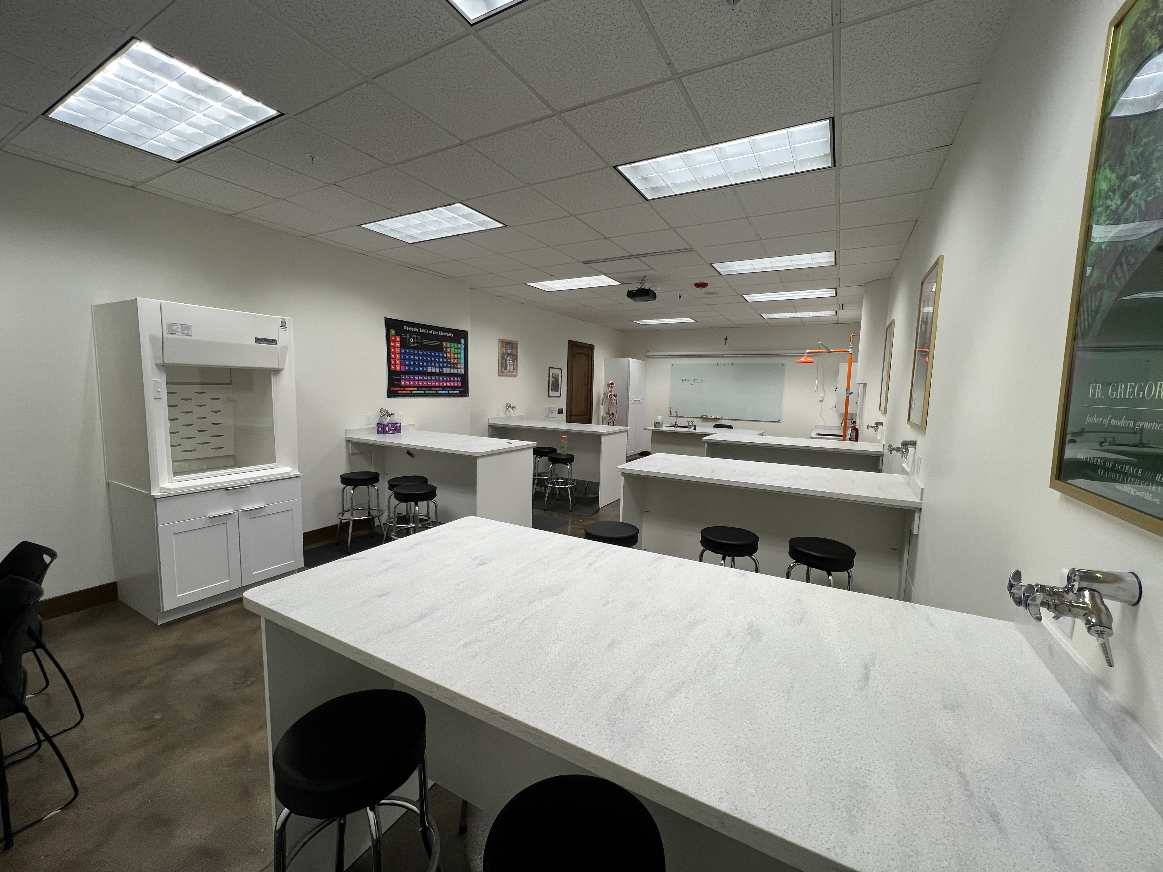 Completed science lab build-out