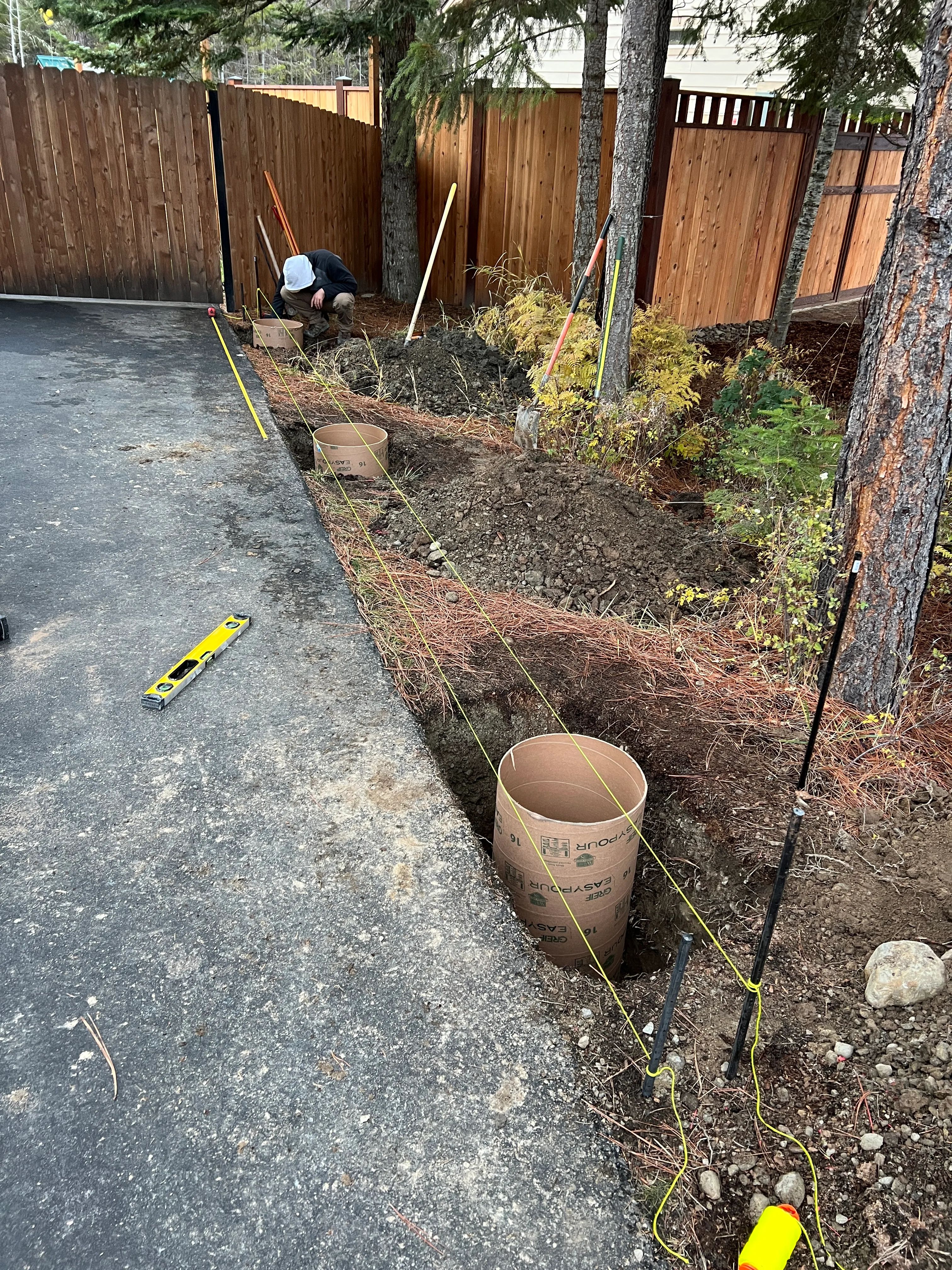Covered Patio Overhang before
