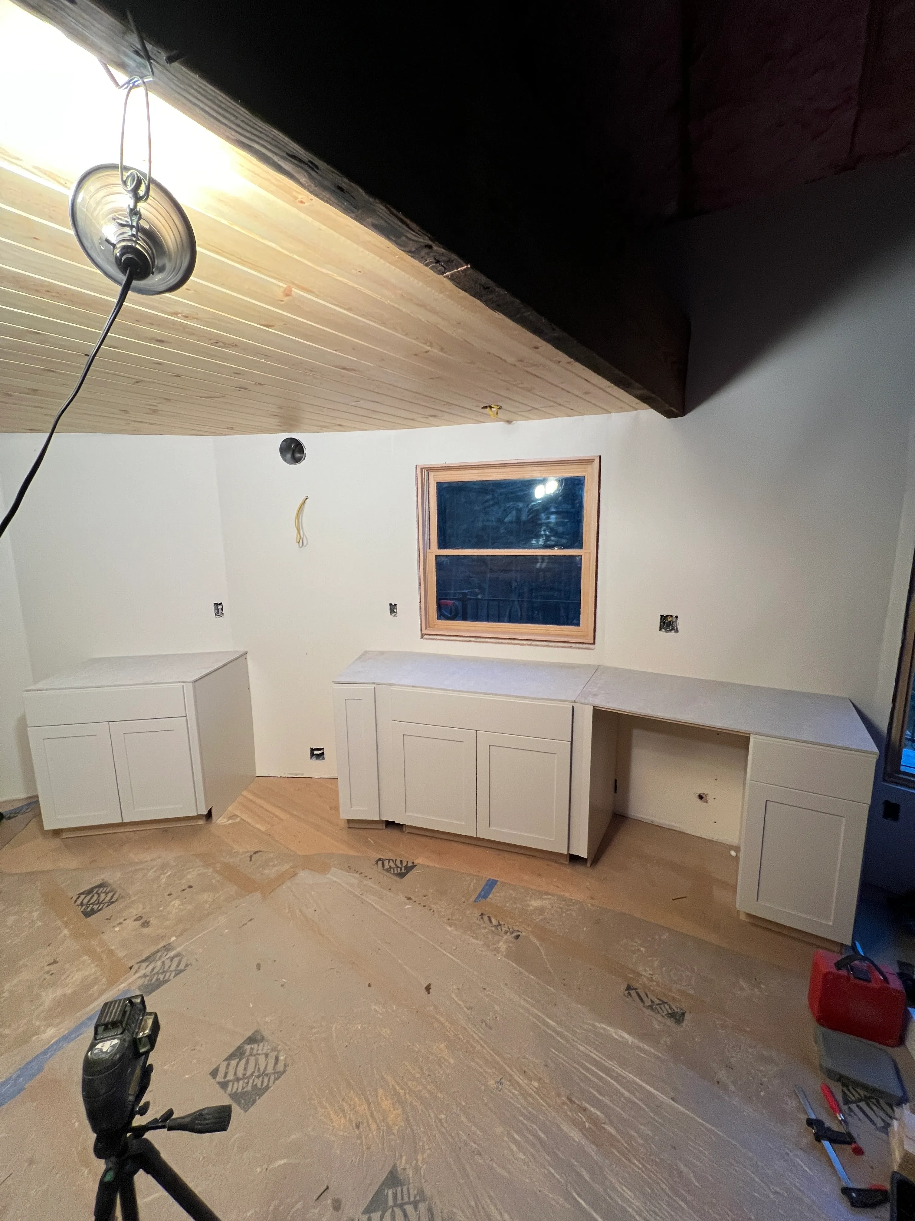 Avondale cabinetry being installed